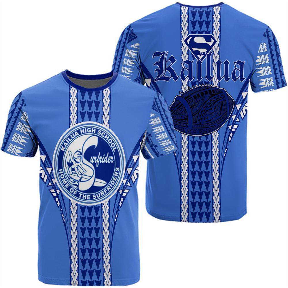 Hawaii Kailua High Football Jersey T Shirt AH
