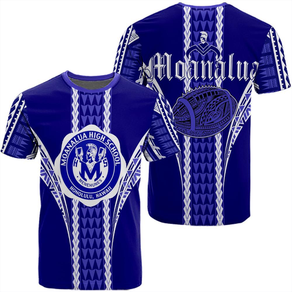 Hawaii - Moanalua High Football Jersey T - Shirt - Ah