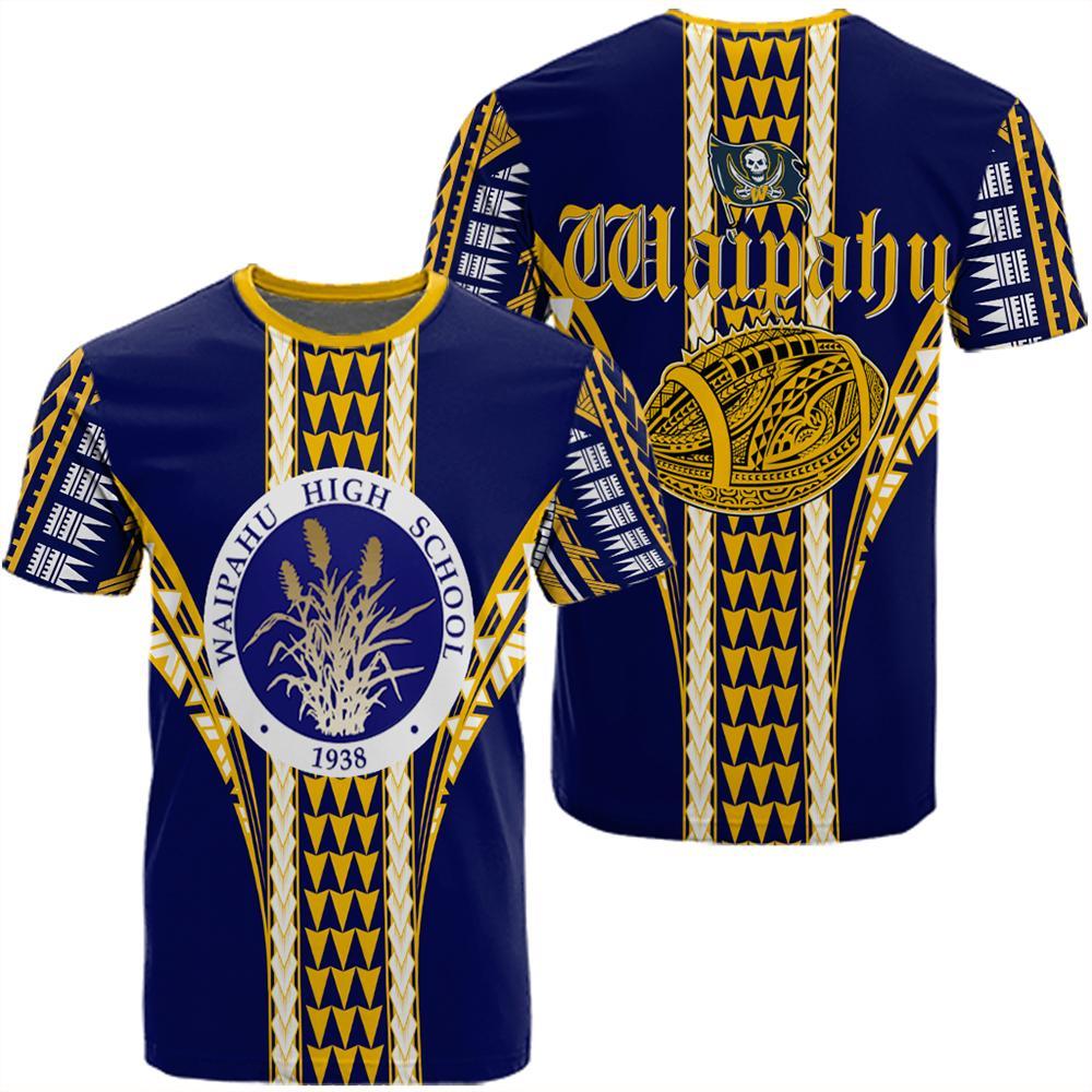 Hawaii Waipahu High Football Jersey T Shirt AH