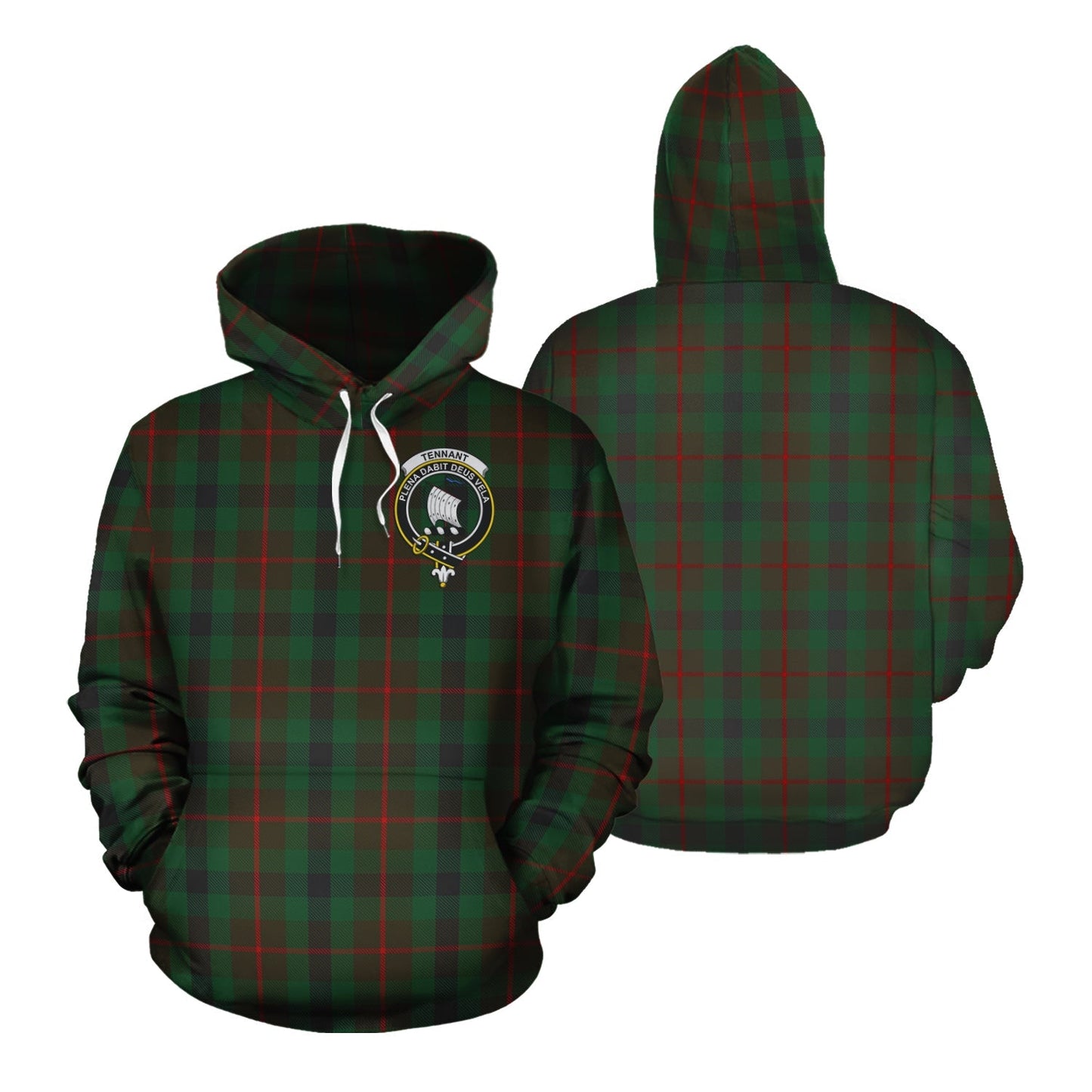 Printivon Tennant Tartan Hoodie