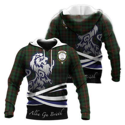 Printivon Tennant Tartan Scottish Lion Hoodie