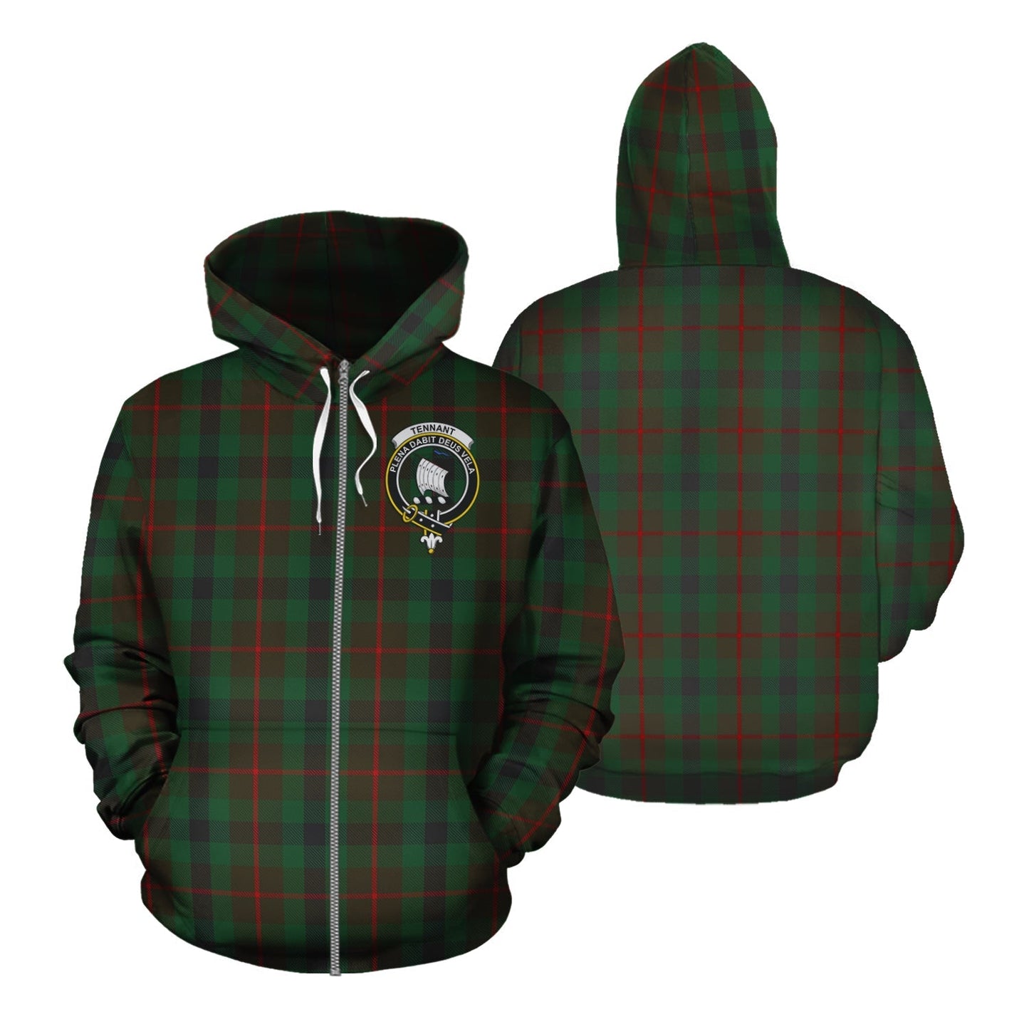 Printivon Tennant Tartan Hoodie