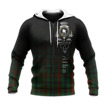 Printivon Tennant Tartan Crest Alba Celtic Hoodie