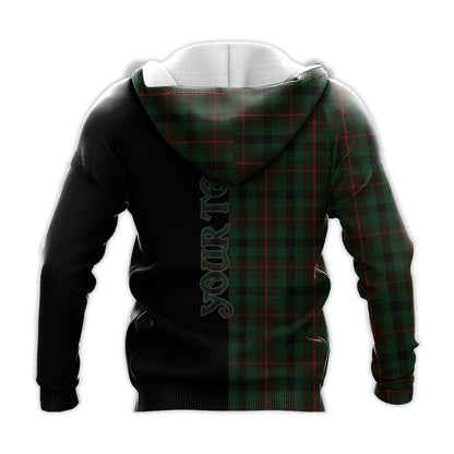 Printivon Tennant Tartan Personalize Half Hoodie
