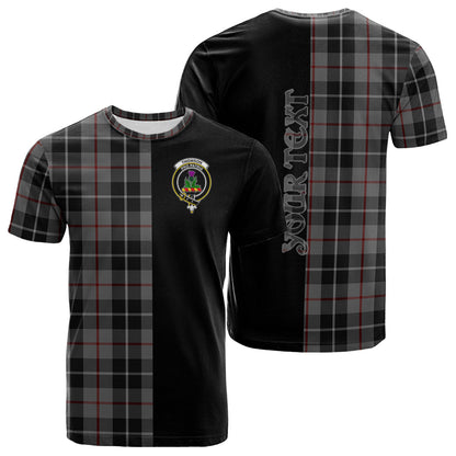 Printivon Thompson Grey Tartan Personalize Half T shirt