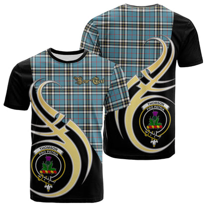 Printivon Thomson Tartan Crest Believe In Me T Shirt