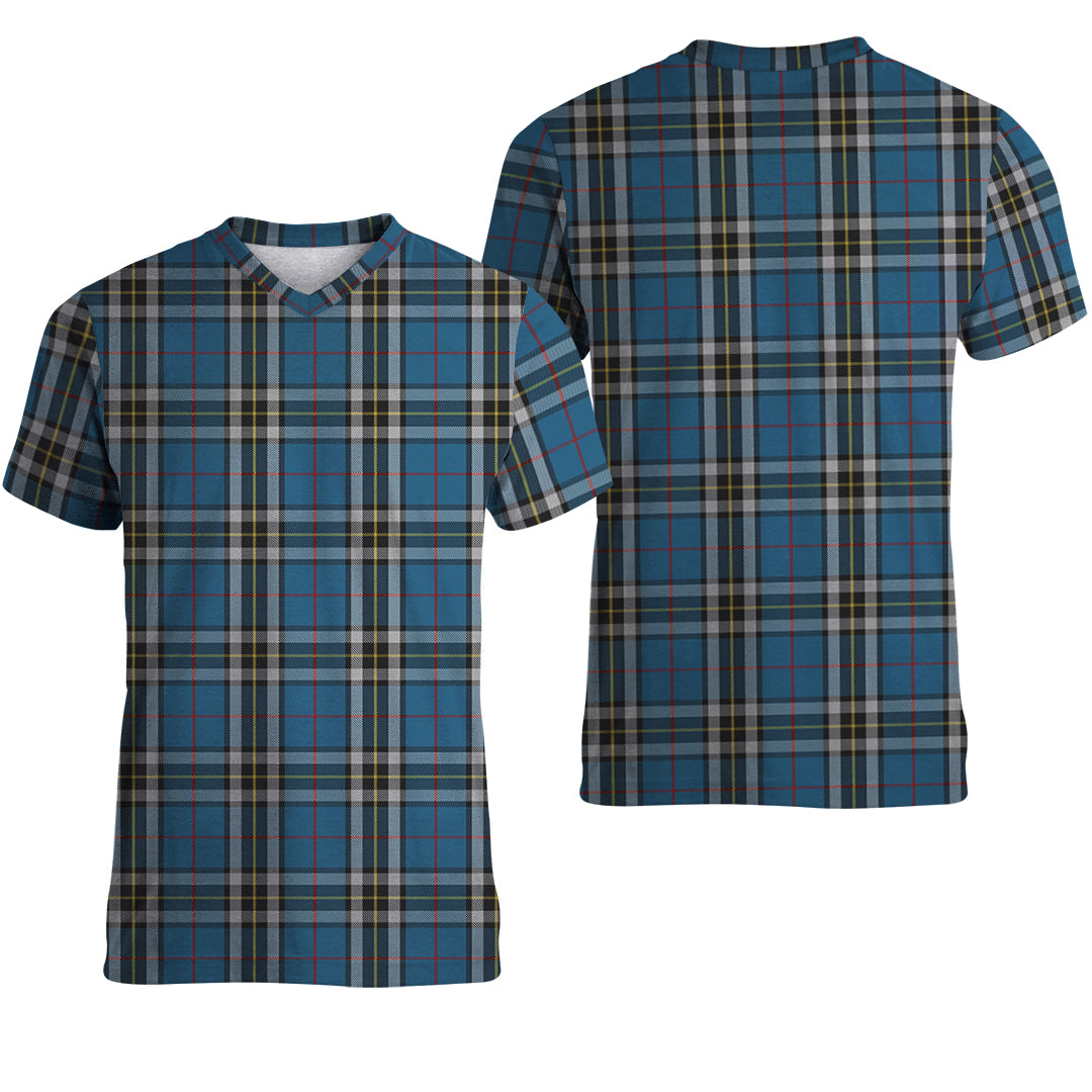 Printivon Thomson Dress Blue Tartan T Shirt