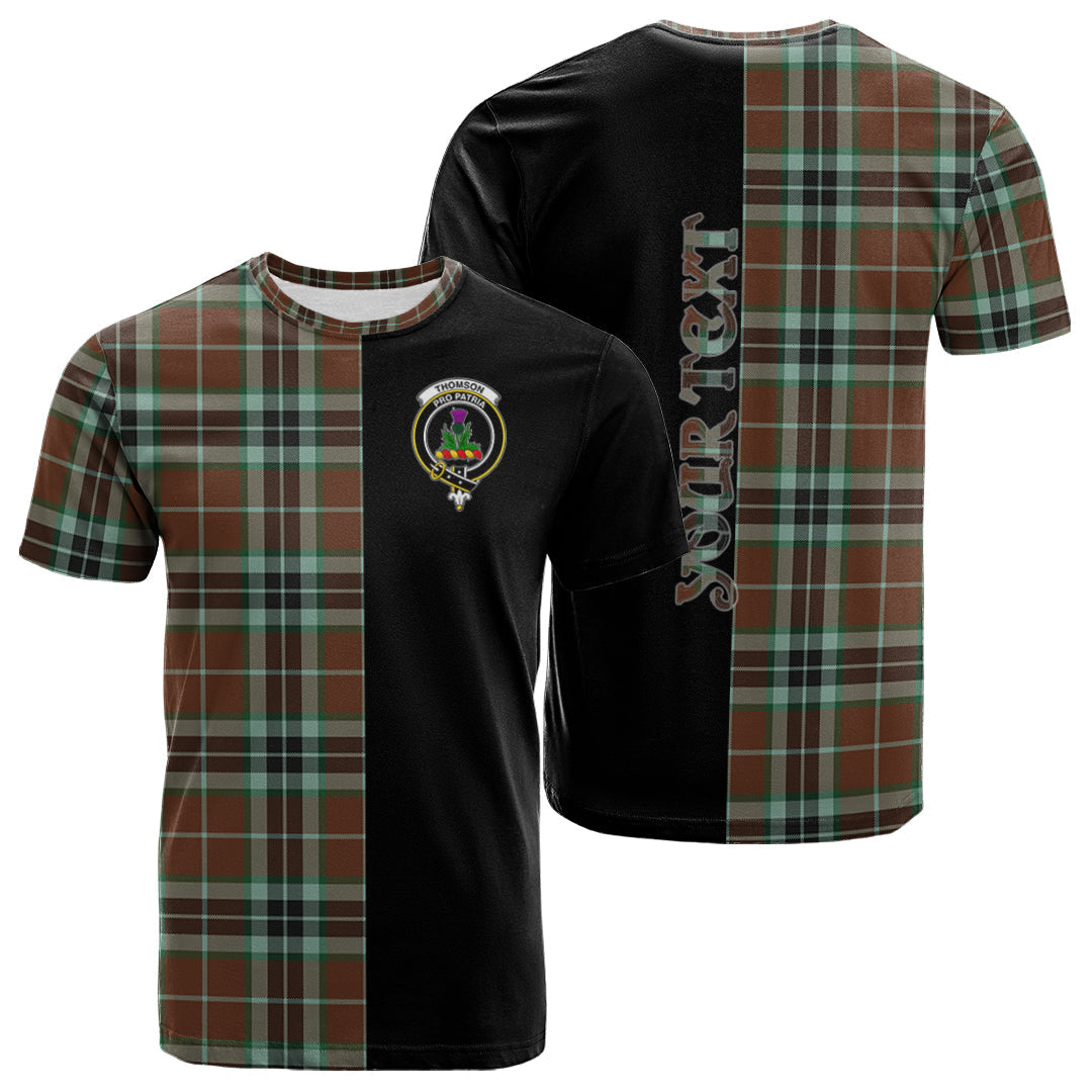 Printivon Thomson Hunting Modern Tartan Personalize Half T shirt