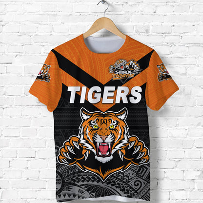 Papua New Guinea Lae Snax Tigers T Shirt Rugby Original Style - Black