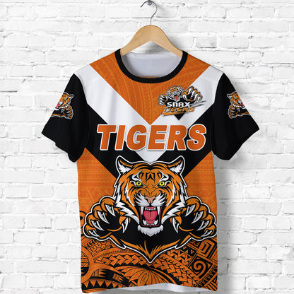 Papua New Guinea Lae Snax Tigers T Shirt Rugby Simple Style - Black