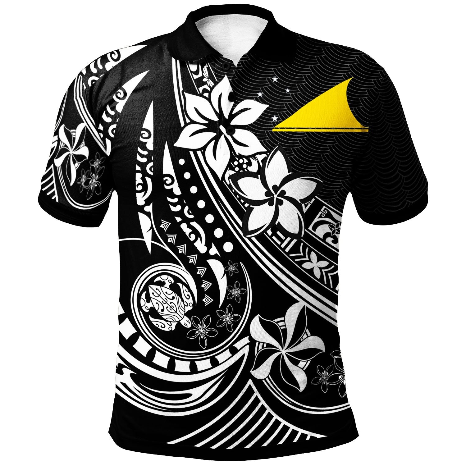 Tokelau Polo Shirt - The Flow Of The Ocean