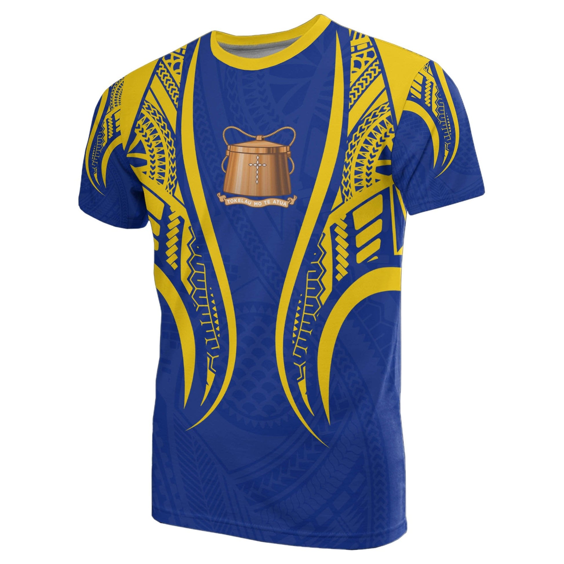Tokelau T - Shirt - Tokelau Coat Of Arms Polynesian Stylized
