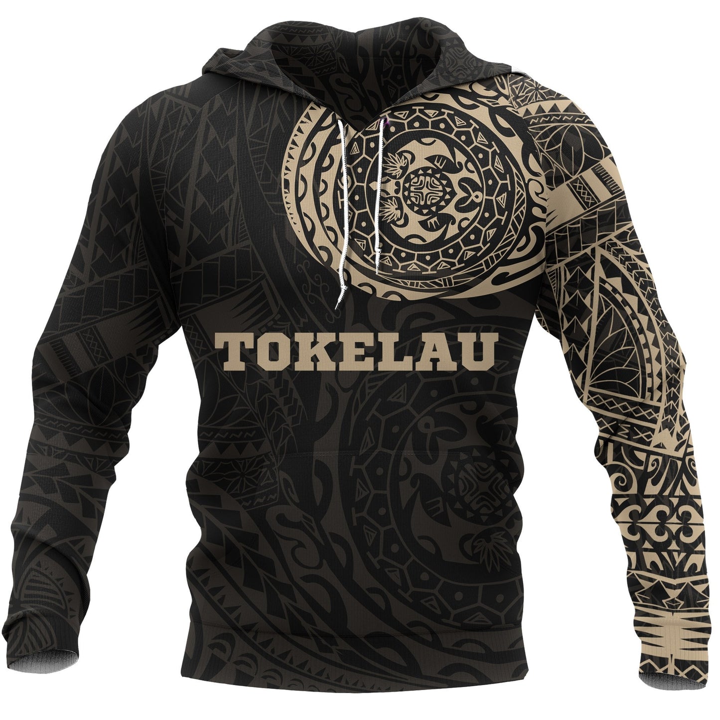 Tokelau Hoodie Tokelau Polynesian Tattoo Style A7
