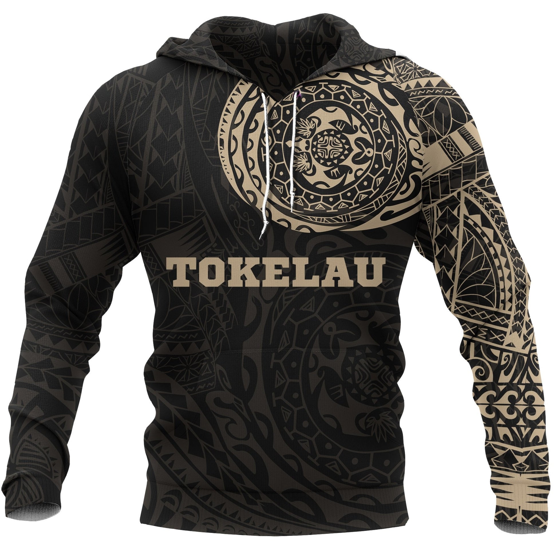 Tokelau Hoodie Tokelau Polynesian Tattoo Style A7