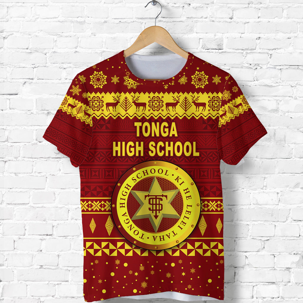 Tonga High School Christmas T Shirt Simple Style