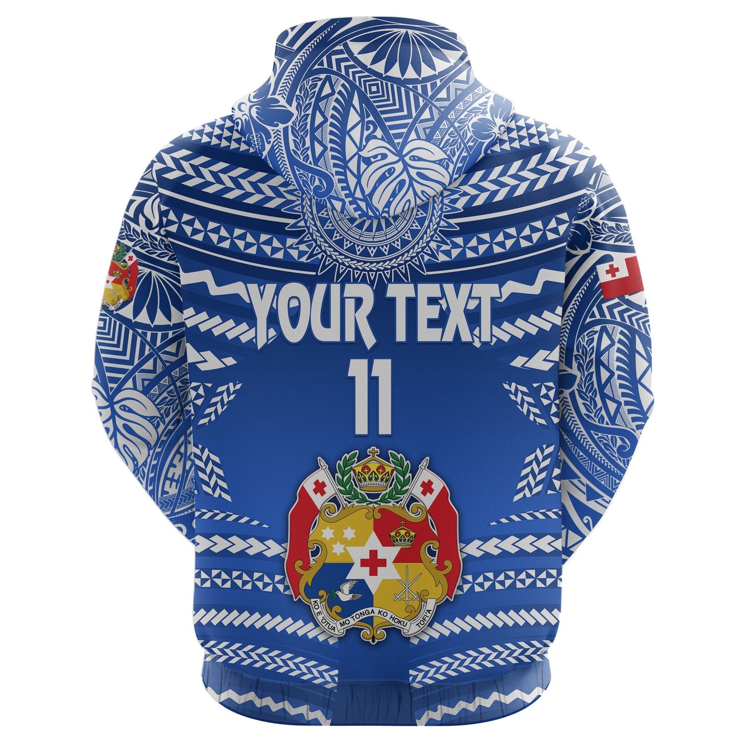 Mate Ma'a Tonga Rugby Zip Hoodie Polynesian Creative Style Hoodie  All Over Print