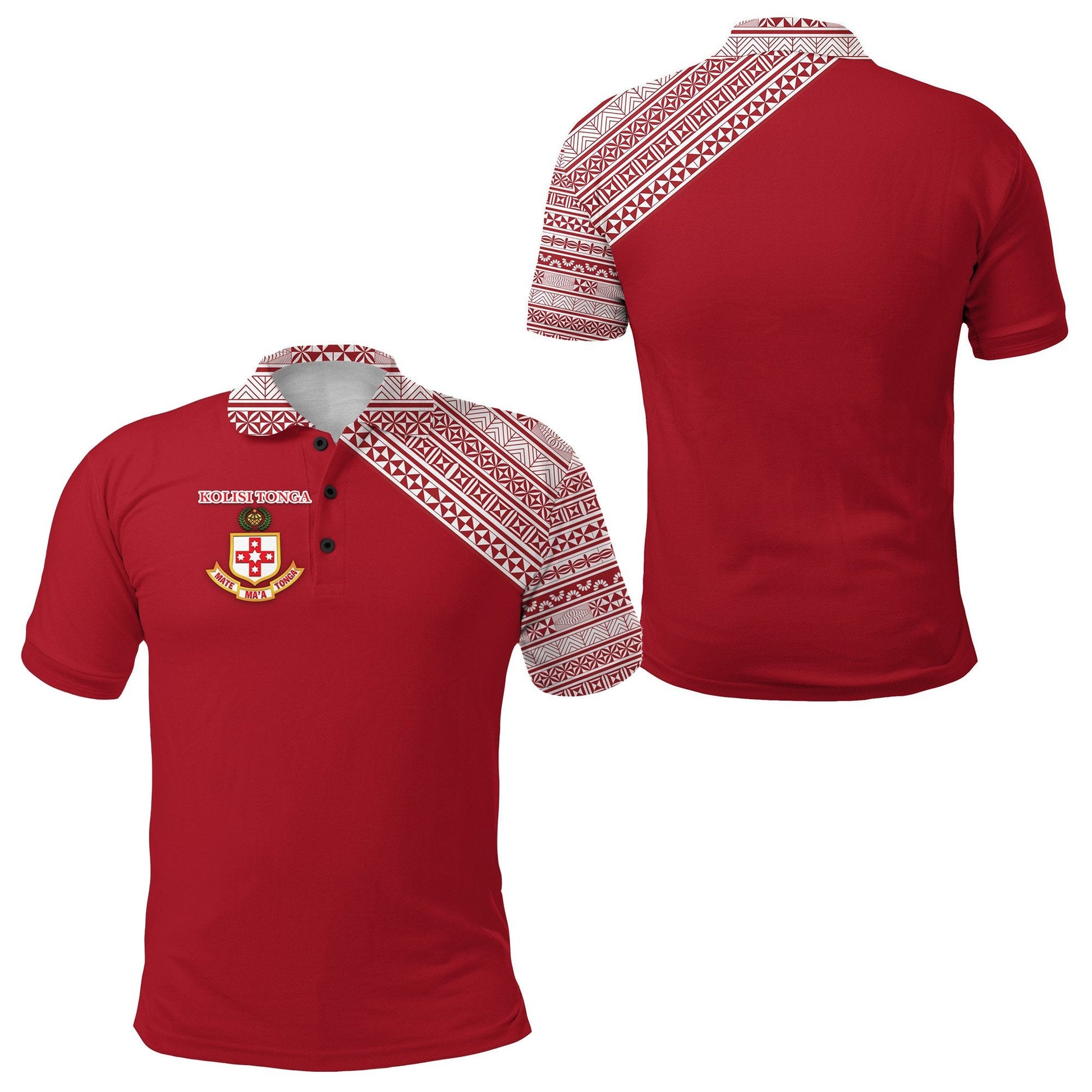 Kolisi Tonga Polo Shirt Mate Ma'a Tonga Rugby Original NO.1