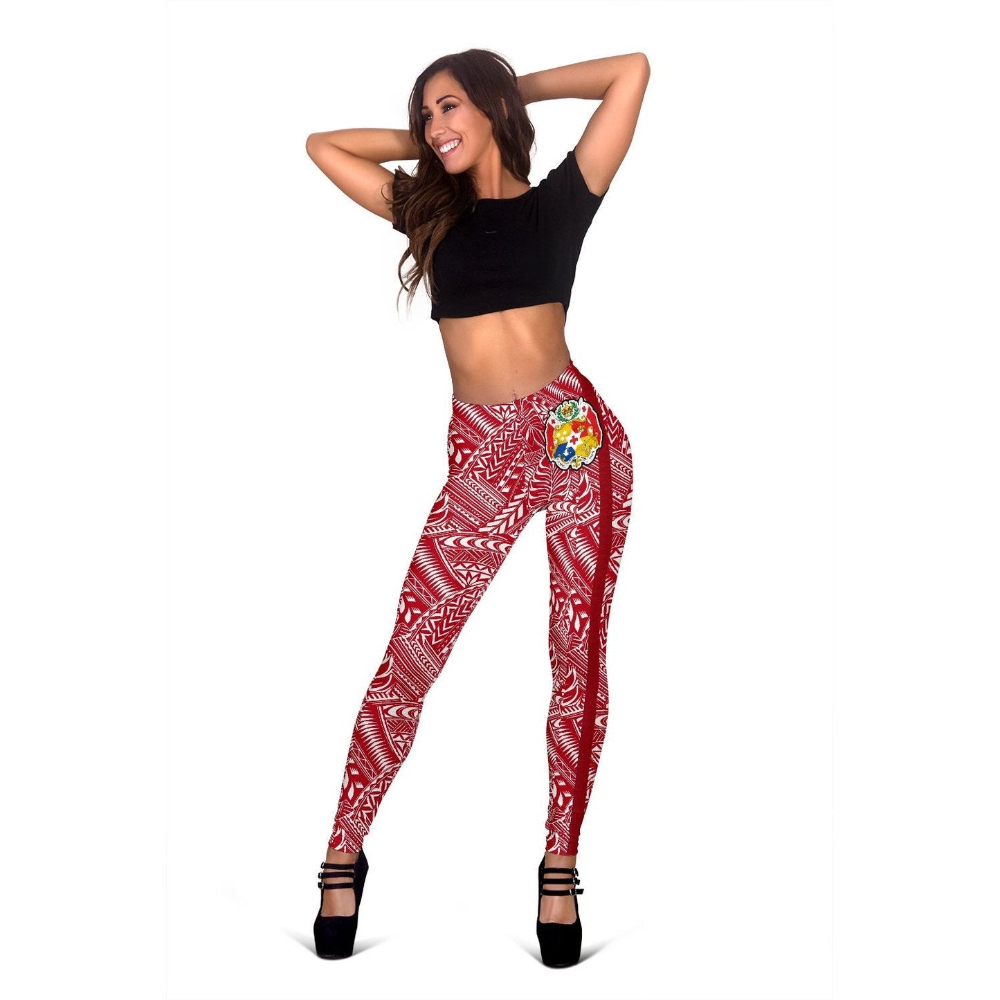 Tonga Women's Leggings - Polynesian Design