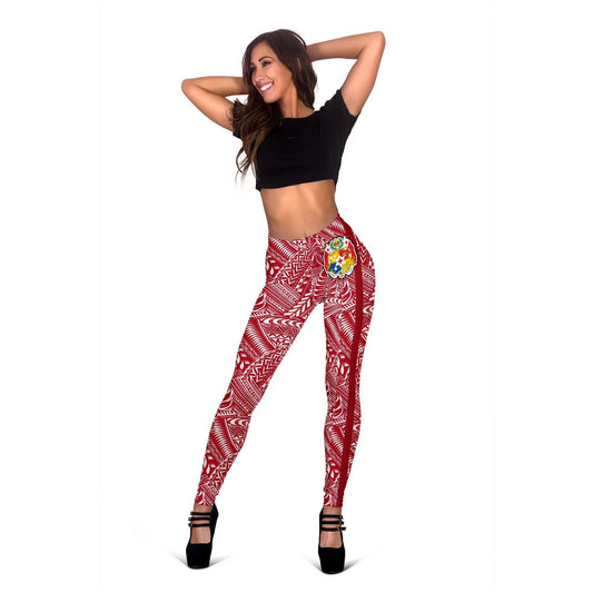 Tonga Women's Leggings - Polynesian Design