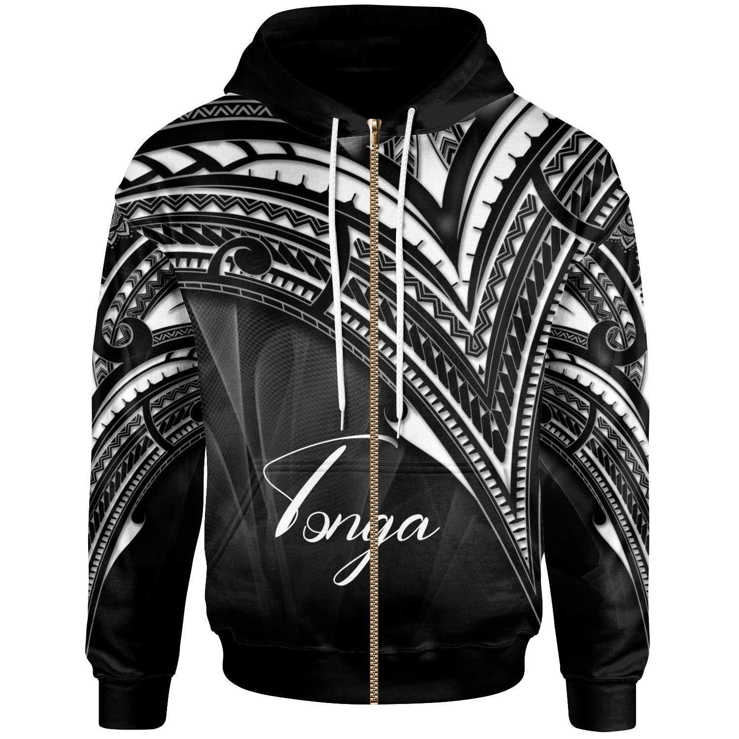 Tonga Zip Hoodie Cross Style