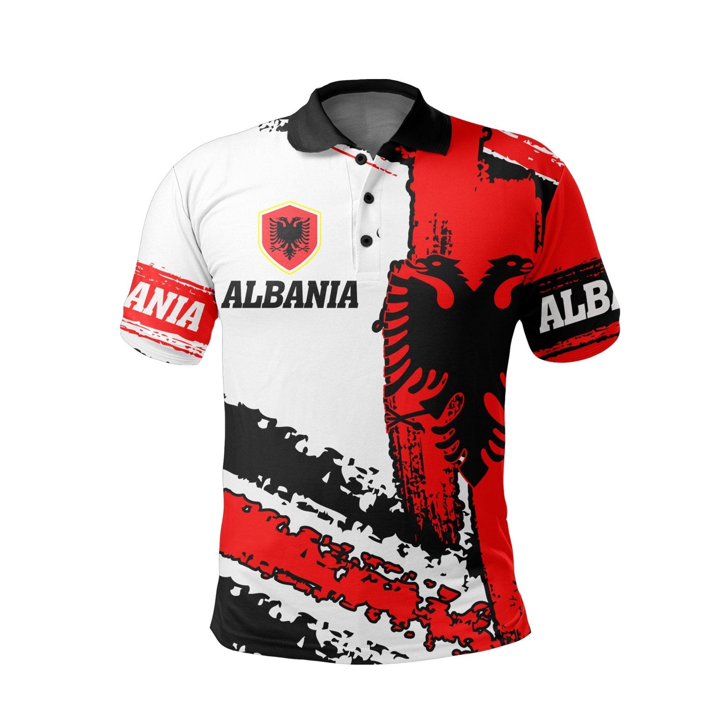 Albania Flag Polo Shirt