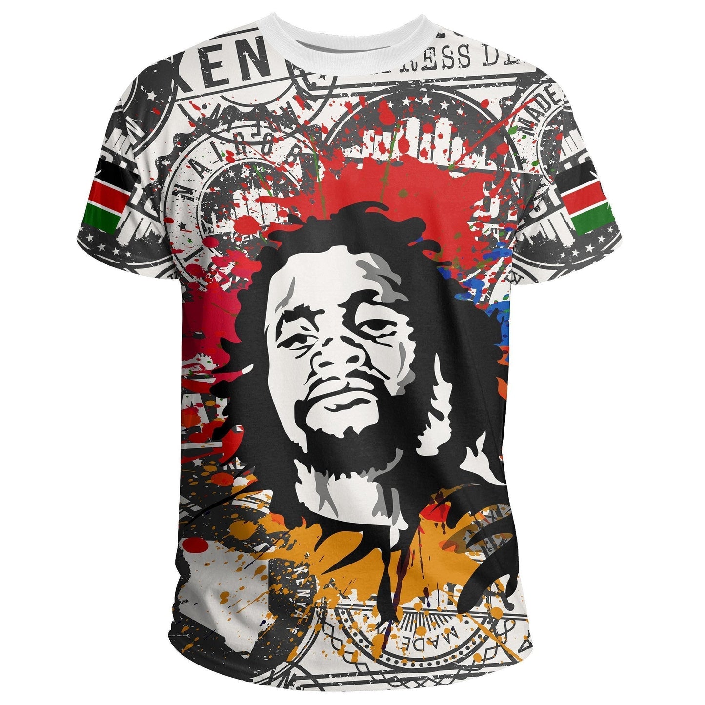 African T Shirt Kenya Dedan Kimathi African Tee