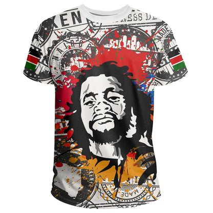 African T Shirt Kenya Dedan Kimathi African Tee