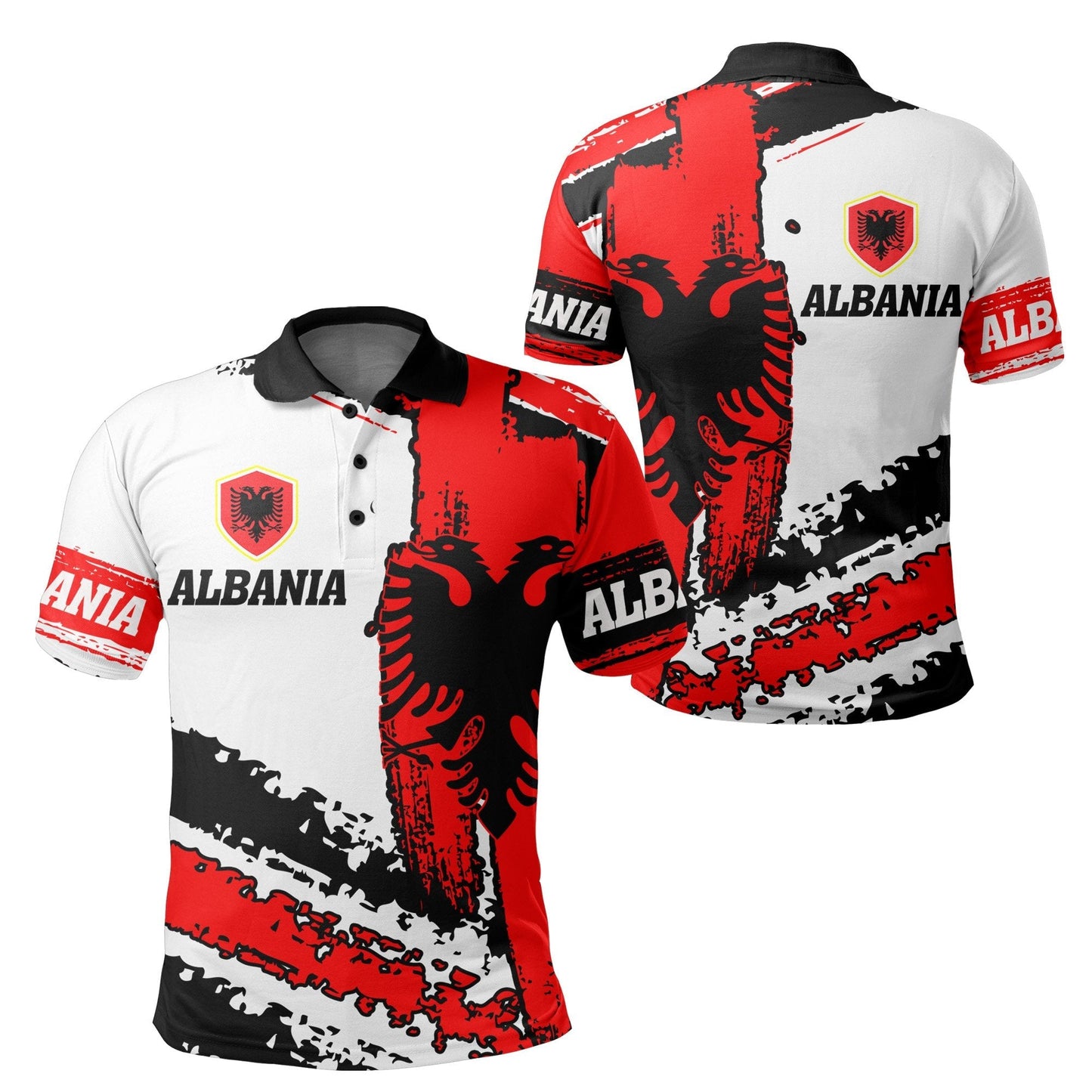 Albania Flag Polo Shirt