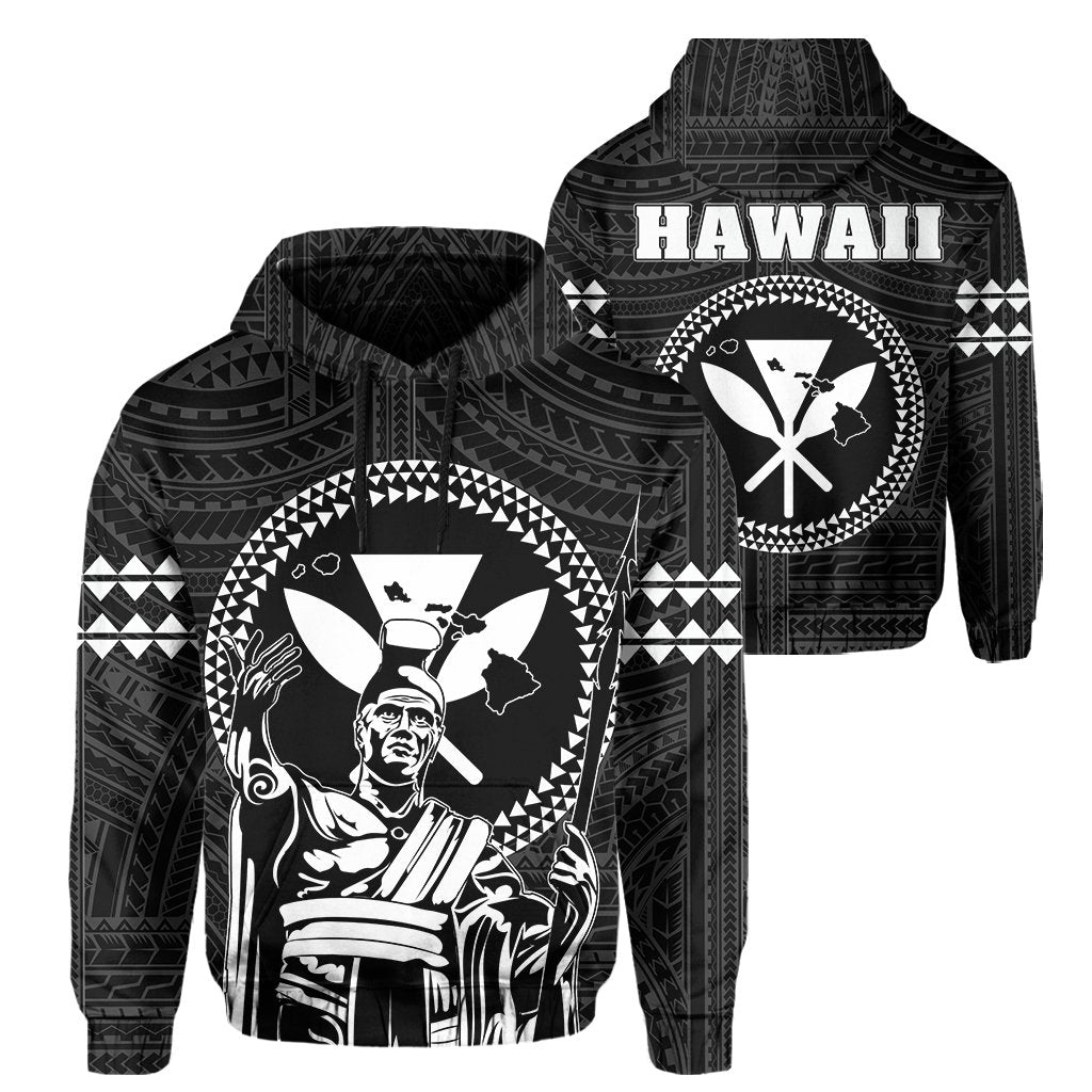 Hawaii King Kanaka Kakau Hoodie