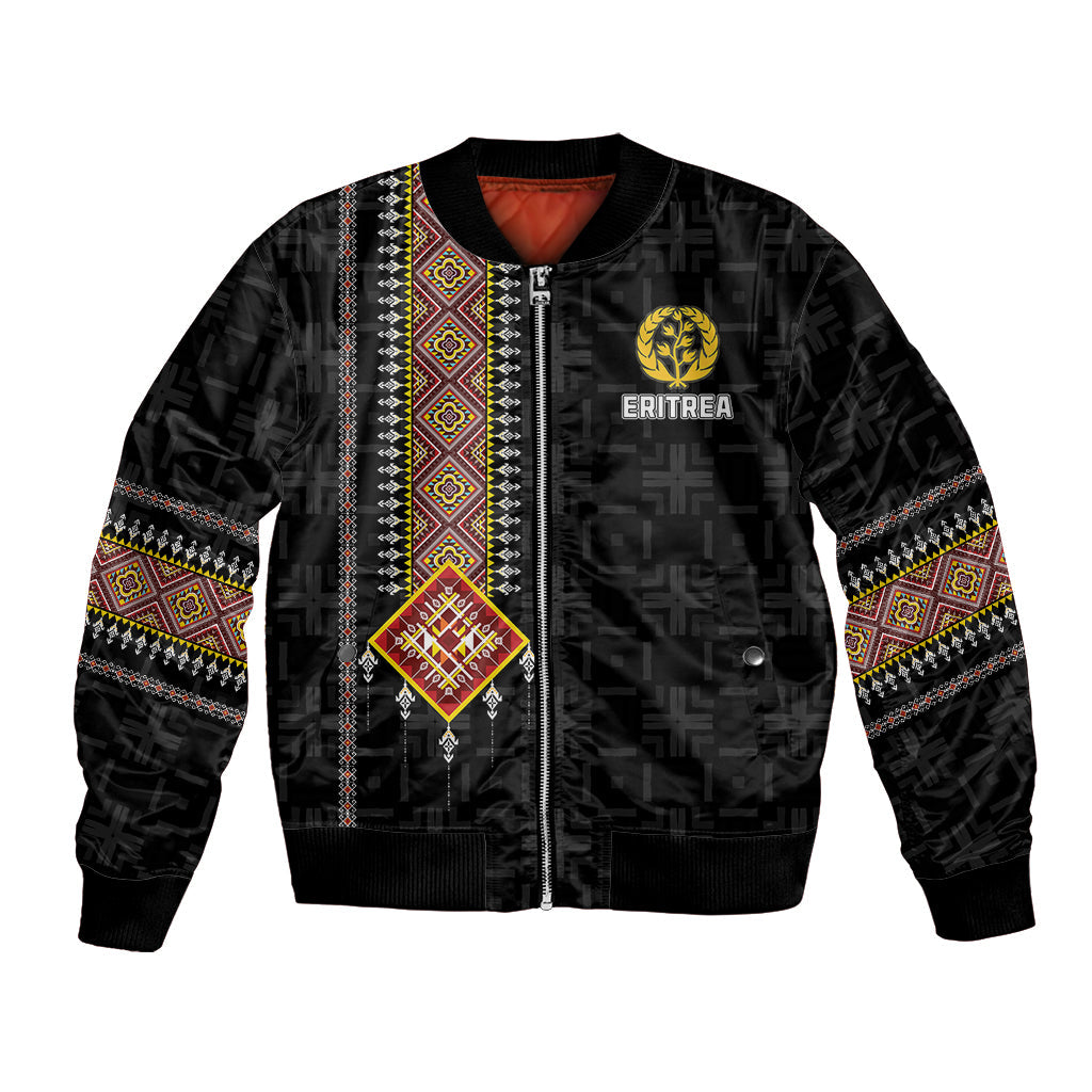 Eritrea Bomber Jacket Habesha With African Pattern