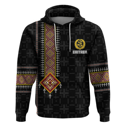 Eritrea Hoodie Habesha With African Pattern