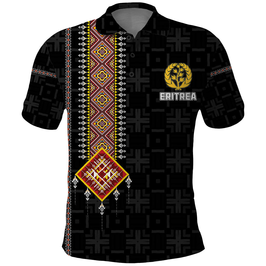 Eritrea Polo Shirt Habesha With African Pattern