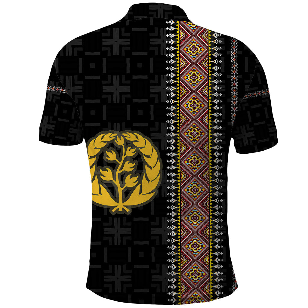 Eritrea Polo Shirt Habesha With African Pattern