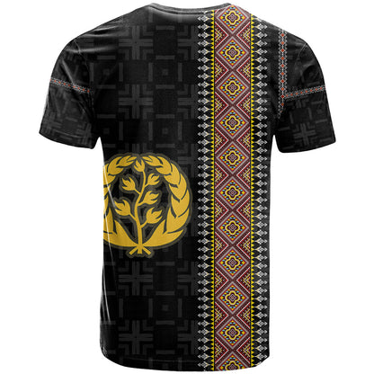 Eritrea T Shirt Habesha With African Pattern