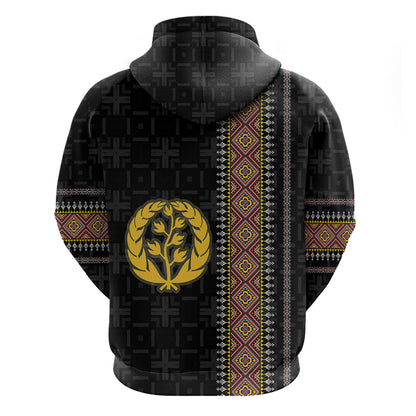 Custom Eritrea Hoodie Habesha With African Pattern