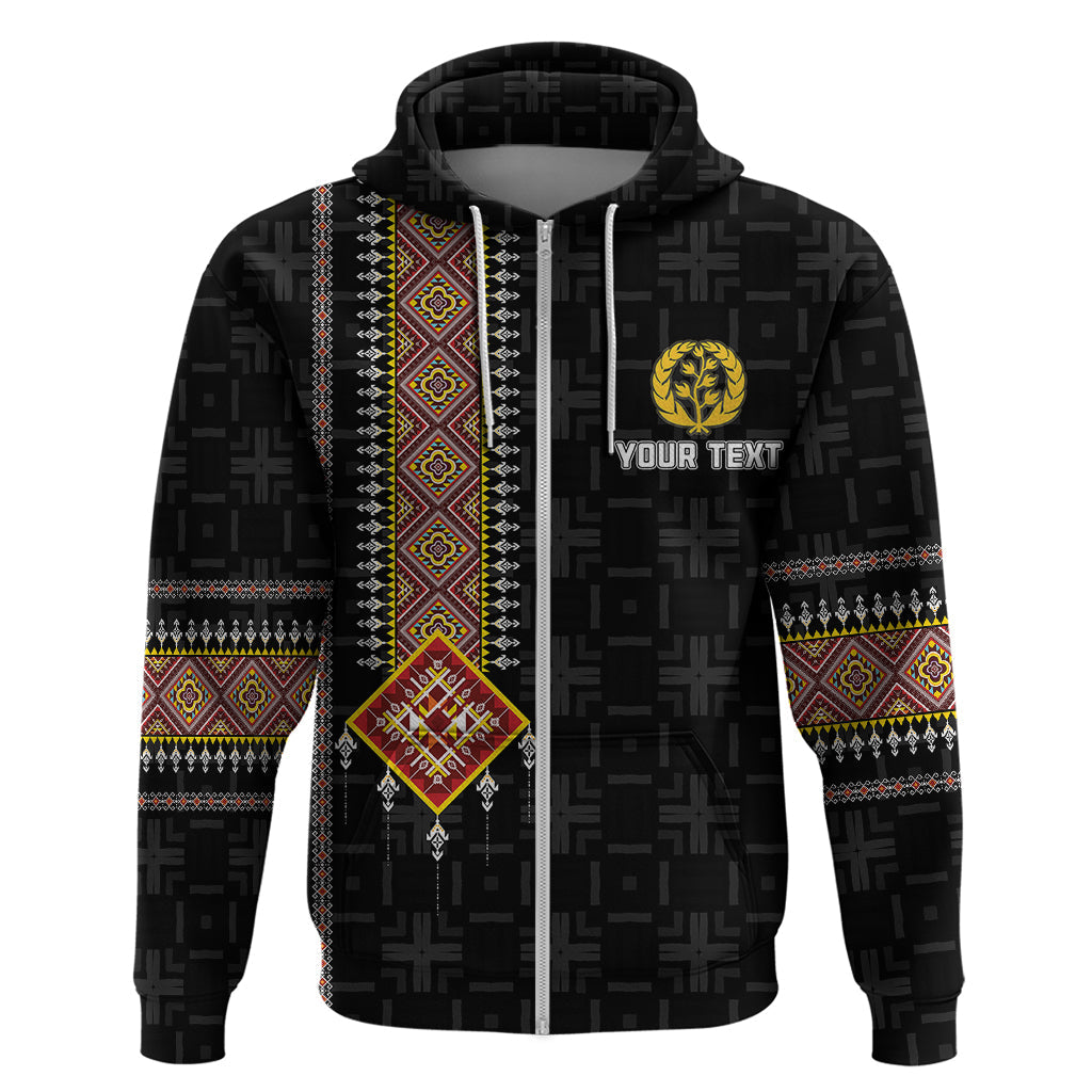 Custom Eritrea Hoodie Habesha With African Pattern