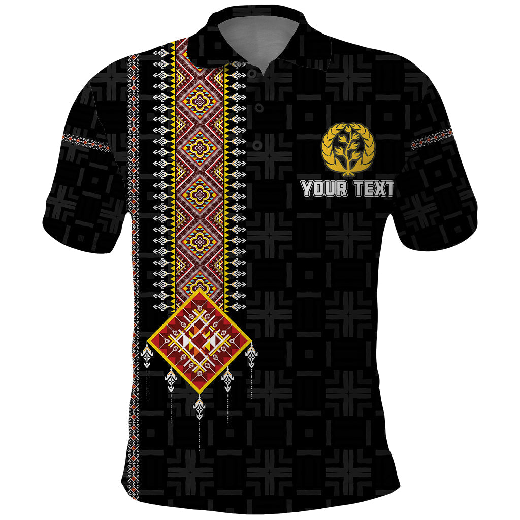 Custom Eritrea Polo Shirt Habesha With African Pattern
