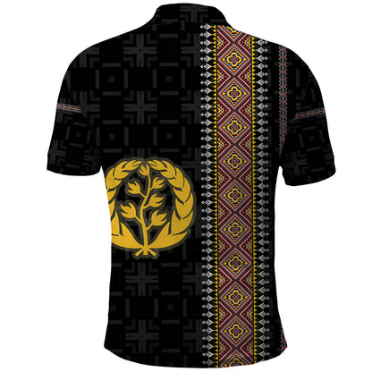 Custom Eritrea Polo Shirt Habesha With African Pattern