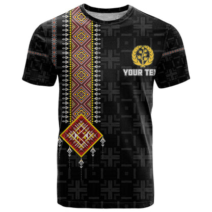 Custom Eritrea T Shirt Habesha With African Pattern