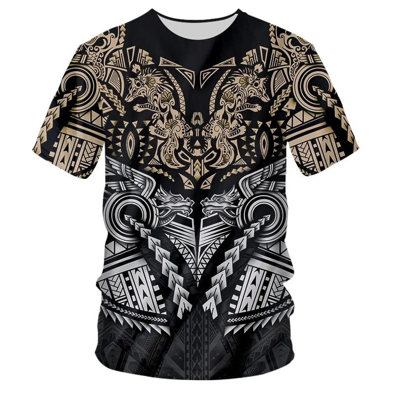 Polynesian Shirt Polynesian Tribal Pattern Tropical Printed Shirt All Over Print