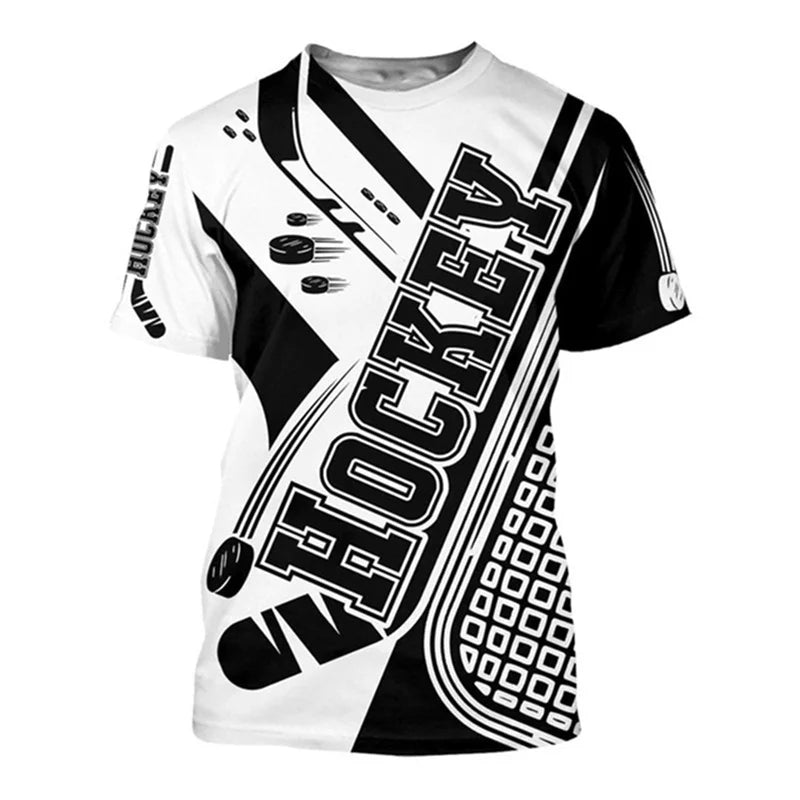 Canada Hockey Stick Shirt For Ice Hockey Lover Black T-Shirt All Over Print