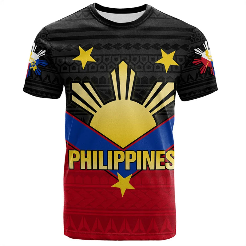 Philippines Filipinos T Shirt Philippines Map Independence Day Unisex Shirt