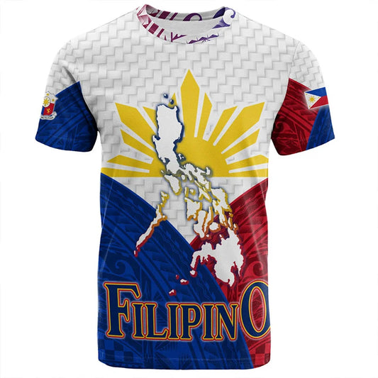 Philipino Map T Shirt Philippines Pinoy Pride Printed Unisex Shirt
