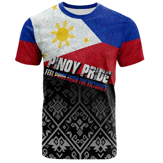 Philippines Pinoy Pride Shirt Filipinos Unisex Printed Short Sleeve Shirt