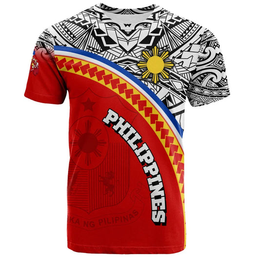 Philippines Shirt Filipinos T Shirt Philippines Tribal Curve Style Styles Unisex Short Sleeve Shirt