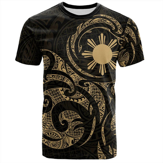 Philippines Shirt Filipinos T Shirt Philippines Tribal Curve Style Styles Unisex Black Short Sleeve Shirt