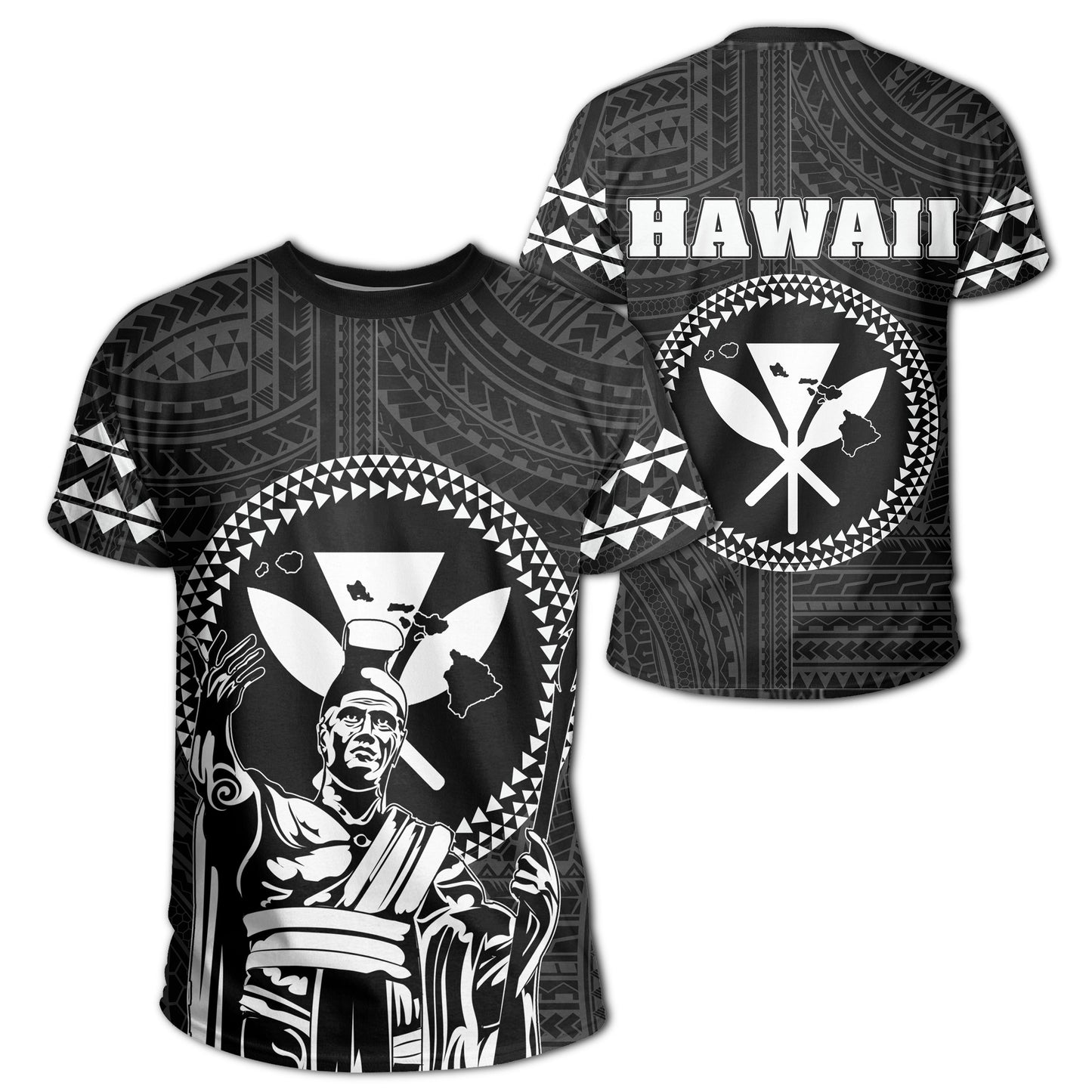 Hawaii King Kanaka Kakau Men'S T-Shirt