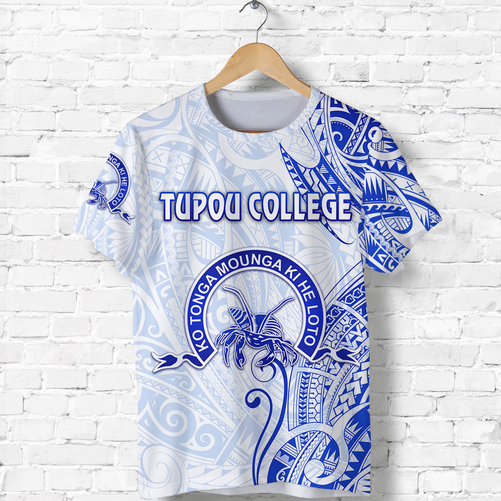 Tonga Tupou College T Shirt Simple Vibes - White