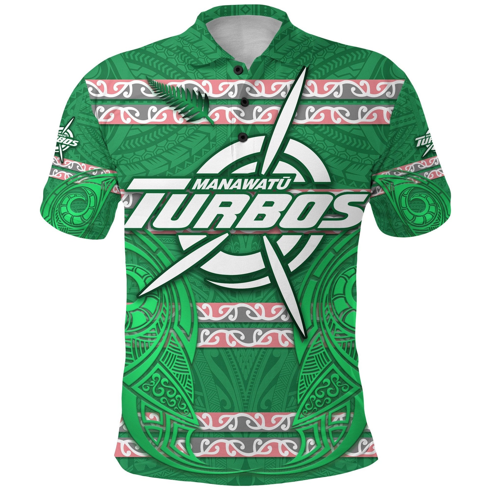 New Zealand Manawatu Turbos Polo Shirt Maori Vibes