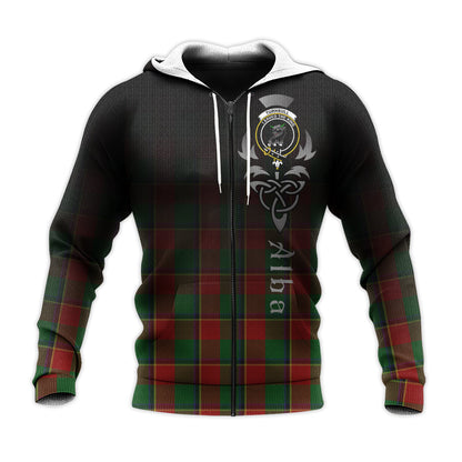 Printivon Turnbull Dress Tartan Crest Alba Celtic Hoodie